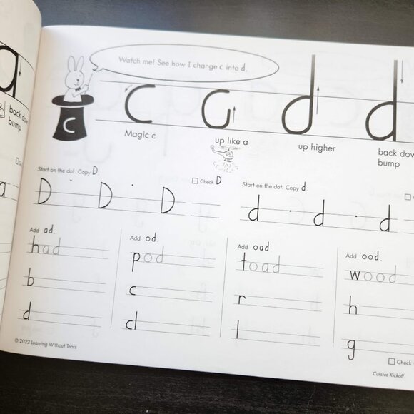 NEW Handwriting Without Tears Cursive Kickoff Student Workbook Writing English - Picture 14 of 16